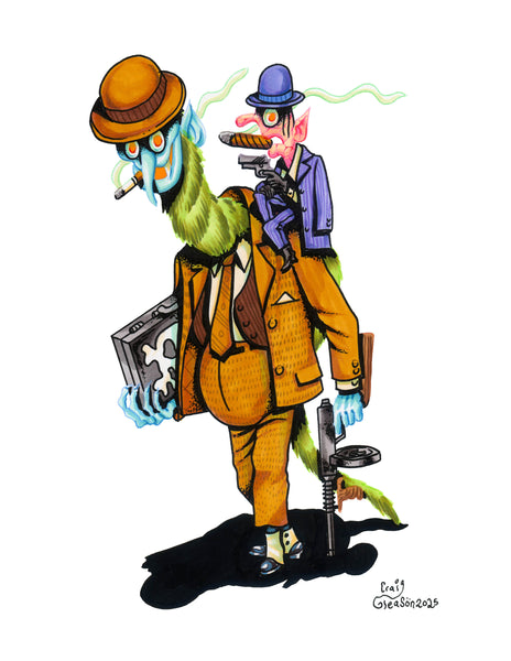 03 MONSTER MOBSTERS - Print *Preorder