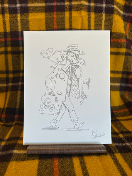 22 THE BAD GUY - Pencil Sketch