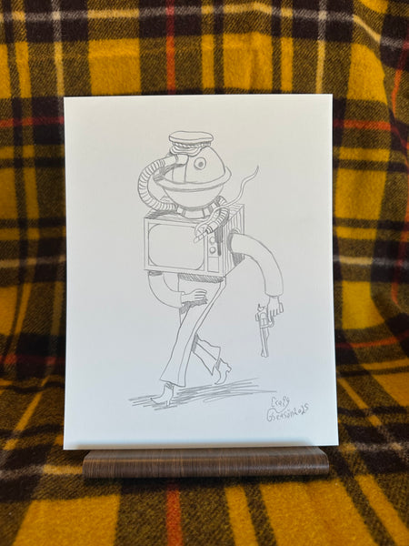 24 BOLT-BOY - Pencil Sketch