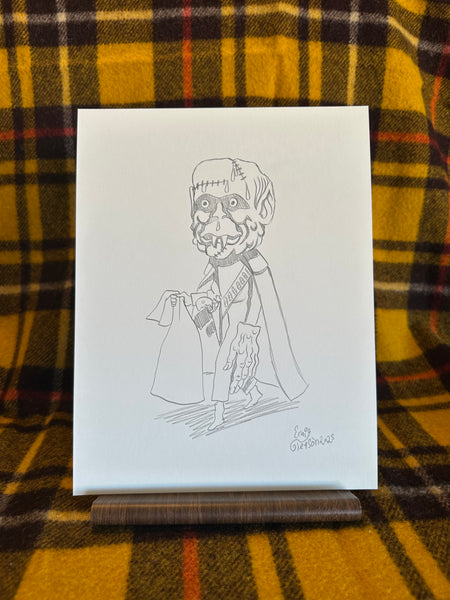 30 COSTUME KID - Pencil Sketch