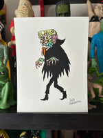 2 Fanged Green Ghoul - original art