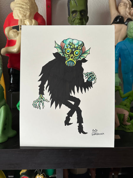 Aquatic Ghoul - original art