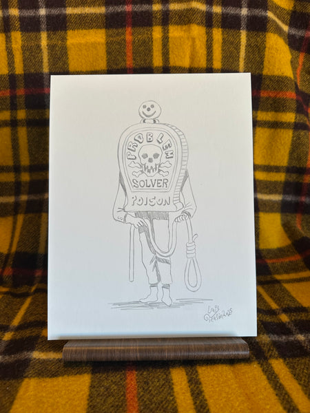 29 POISON PUNK - Pencil Sketch