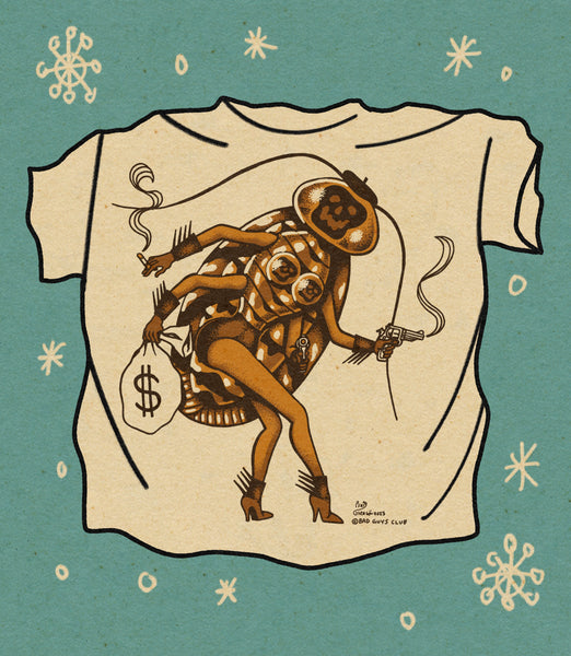 ROACH LADY shirt (double sided)