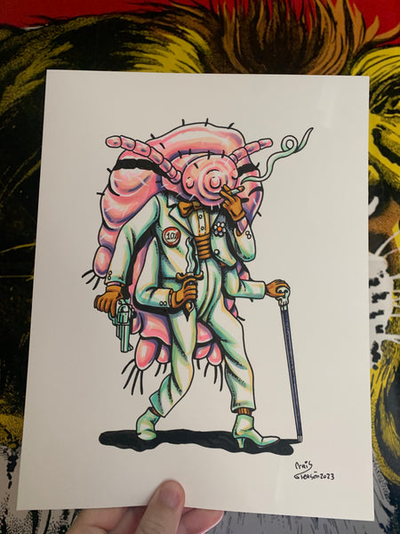 “PTHIRUS PUBIS” original drawing